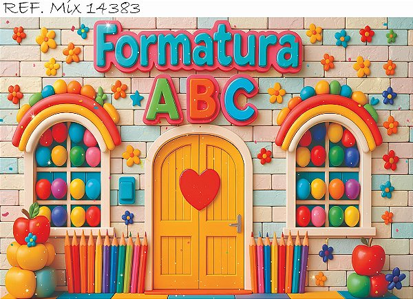 Fundo Fotográfico  Formatura ABC Fundo Neutro