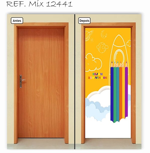 Capa para porta Sala de Aula