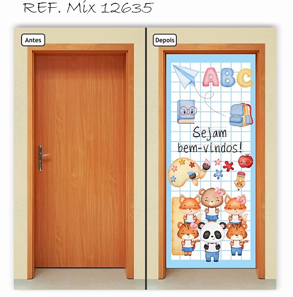 Capa para Porta  Sala de Aula ABC