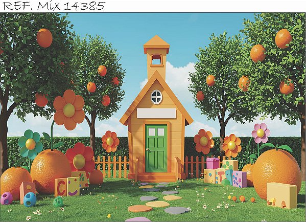 Fundo Fotográfico Colorido Infantil