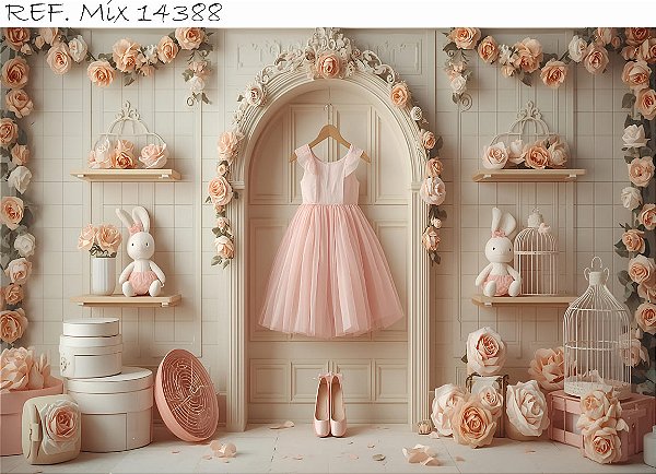 Fundo Fotográfico Bailarina  Pré Adolescentes