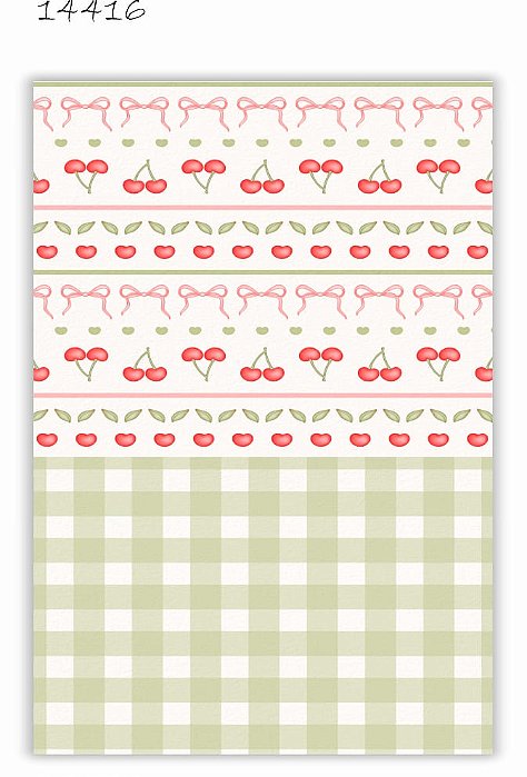 Painel Festa Retangular Em Tecido Cerejinha