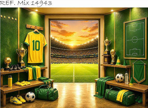 Fundo Fotográfico Copa do Mundo Brasil