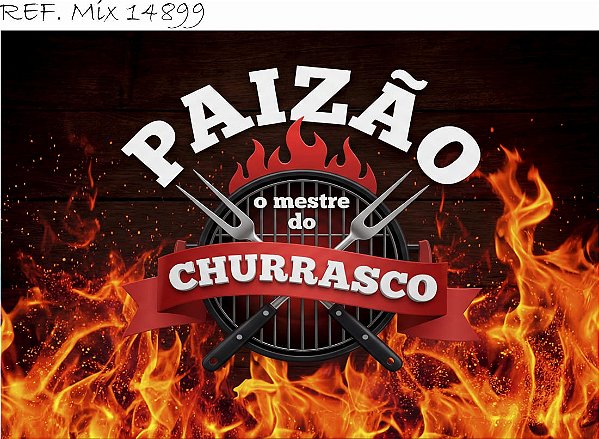 Fundo Fotográfico Dia dos Pais Churrasco