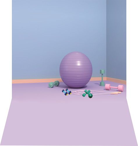 Fundo Fotográfico em tecido cenário fitness newborn pilates