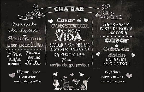 Fundo Fotográfico chalkboard