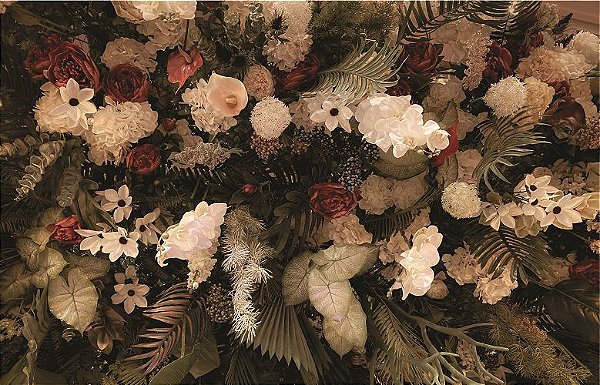 Fundo Fotográfico em tecido floral