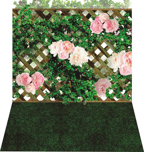 Fundo Fotográfico em tecido flores newborn