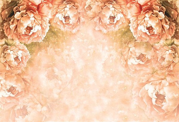 Fundo Fotográfico floral pintura