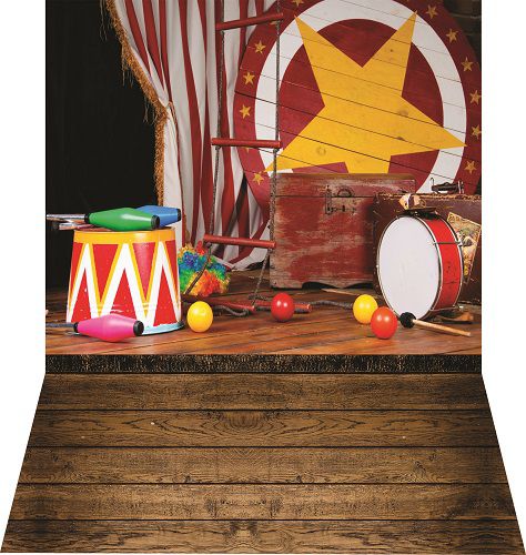 Fundo Fotográfico em tecido circo