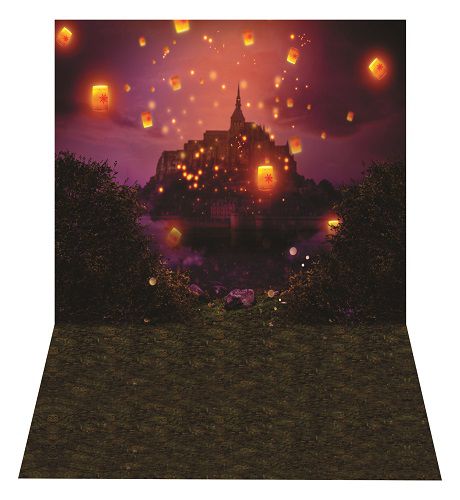 Fundo Fotográfico Luzes Mágicas Flutuantes