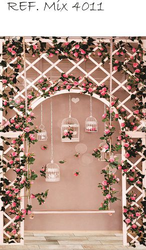 Fundo Fotográfico trelissa flores