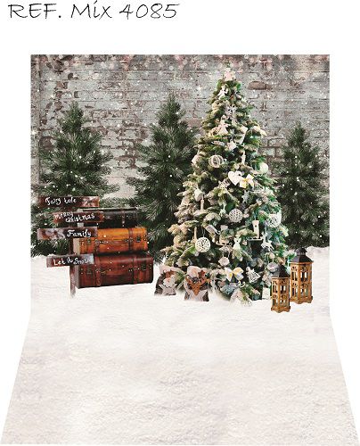 Fundo Fotográfico em Tecido Cenário Natal