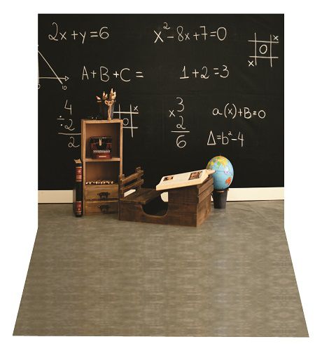 Fundo Fotográfico em tecido cenário escola