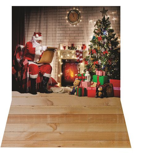 Fundo Fotográfico papai noel