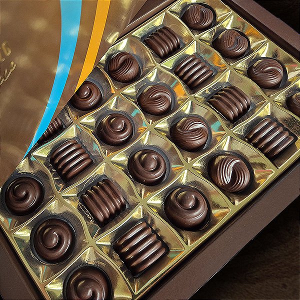 Caixa de Bombom 3 Sabores p/ Presente - 252g