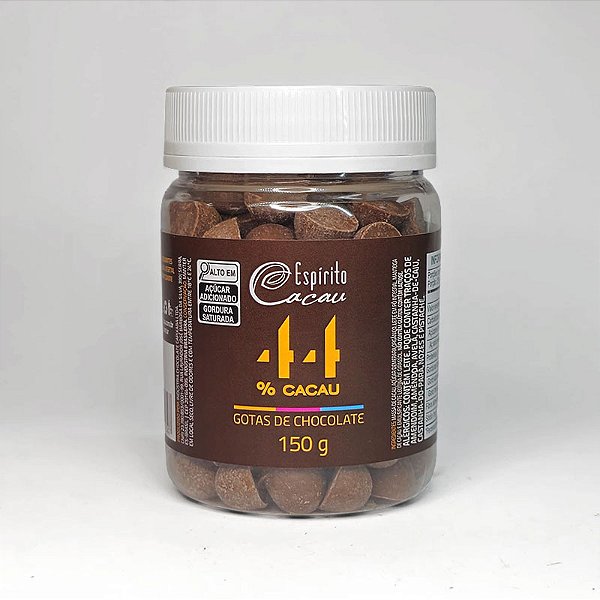 Gotas de Chocolate 44% Cacau ao Leite - 150g