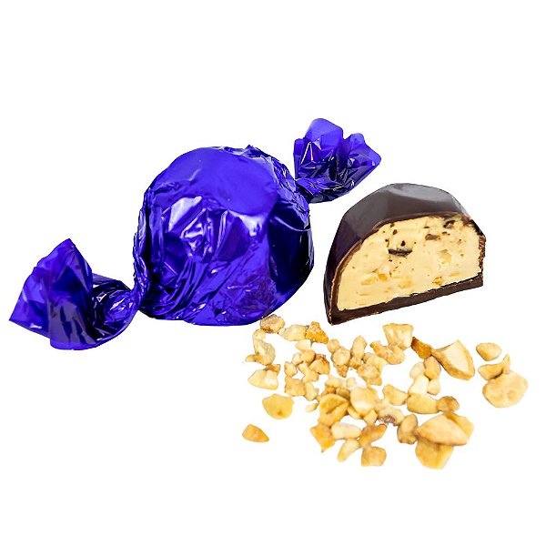 Trufa de Chocolate 70% Cacau c/ Creme de Amendoim - 30g