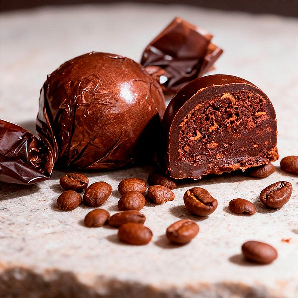 Trufa de Chocolate 70% Cacau c/ Café - 30g