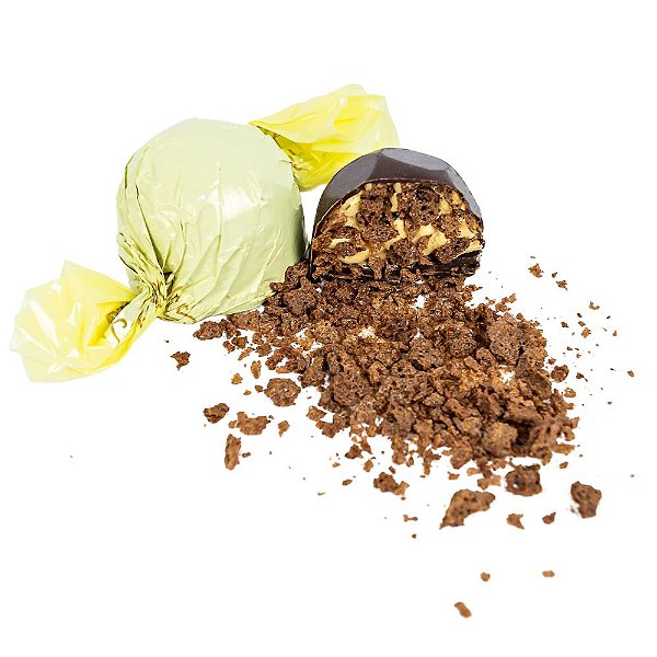 Trufa de Chocolate 61% Cacau c/ Leitinho e Ovomaltine - 30g