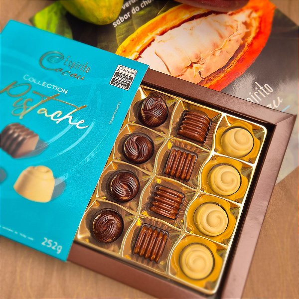 Caixa de Bombom Collection Pistache - 252g