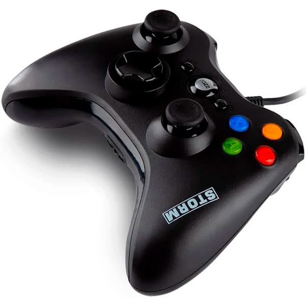 Controle Xbox 360 com Fio p/ PC - Jogabilidade Precisa e Confortável