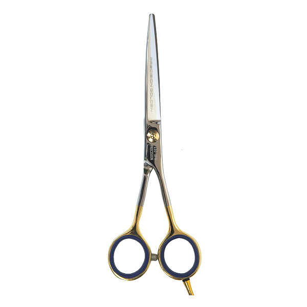 16000 TESOURA PROFISSIONAL PRECISION GOLDEN FIO NAVALHA 5 POLEGADAS