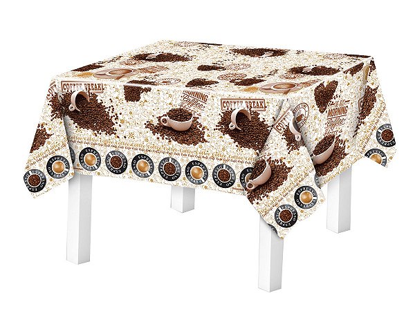 Toalha de mesa Térmica Mais Café 138x208cm Retangular