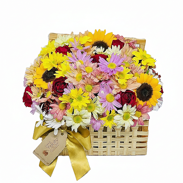 Baú Mix de Flores