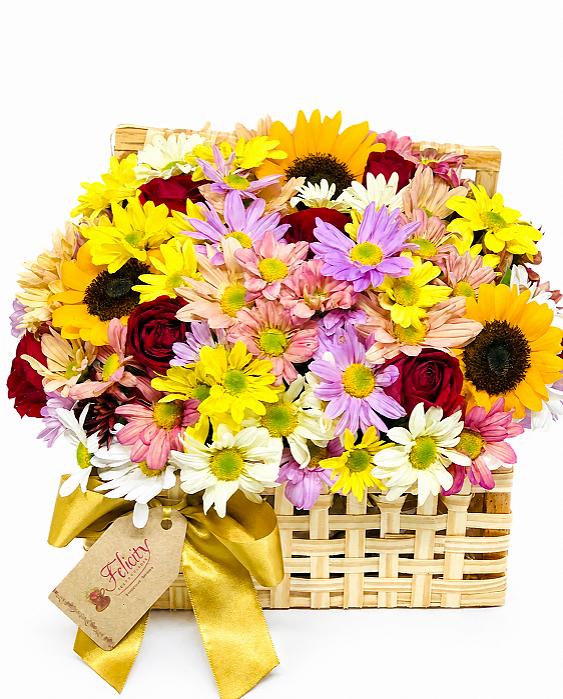 Baú Mix de Flores