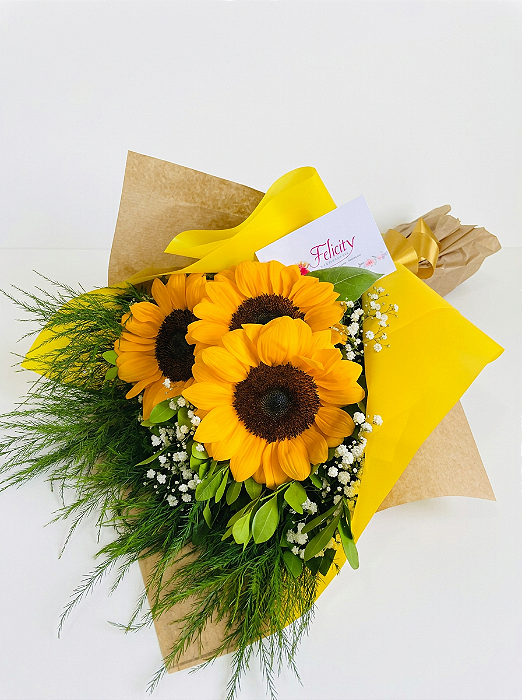 Buquê 3 Girassóis