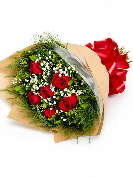 Buquê 6 Rosas