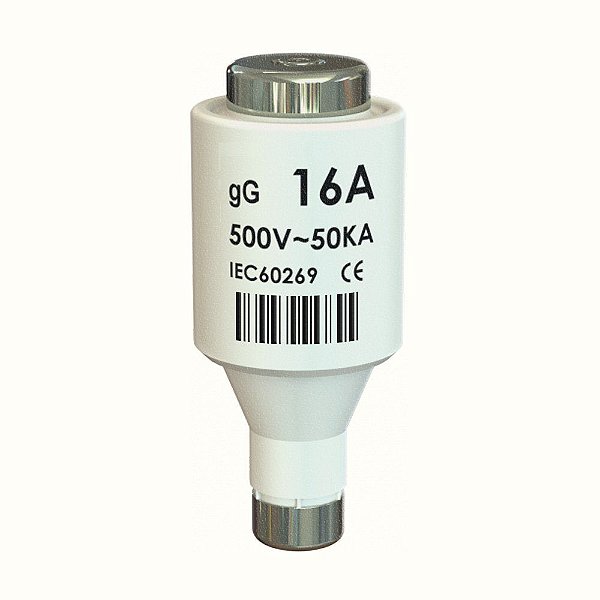 Fusível Diazed DZ 16A 500V - Classe gL/gG Norma IEC 60269