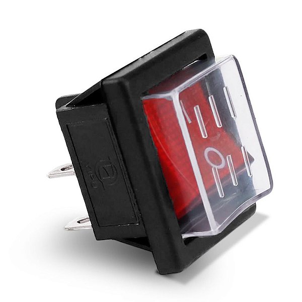 Chave Liga Desliga 4 Polos Quadrada 16 a 20a Capa de Vedação