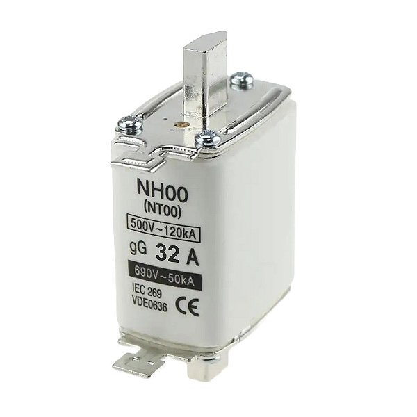 Fusivel NH00 32A 500V 120KA Retardado