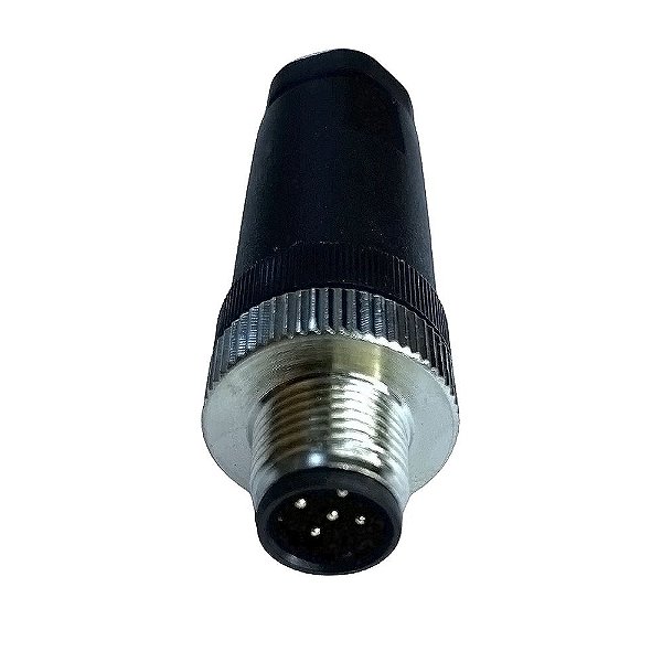 Conector 5 Pinos M12 PG9 Macho Lado Cabo