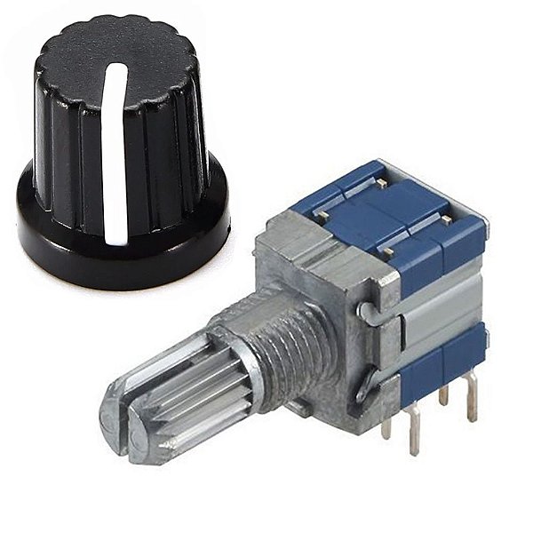 Chave Seletora Rotativa 4 Posições 2 Polos PCB PCI