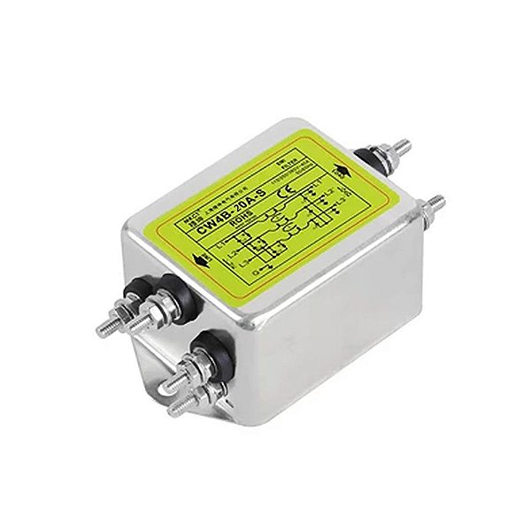 Filtro De Linha Supressor De Emi 20a Trifásico 115 A 380vac