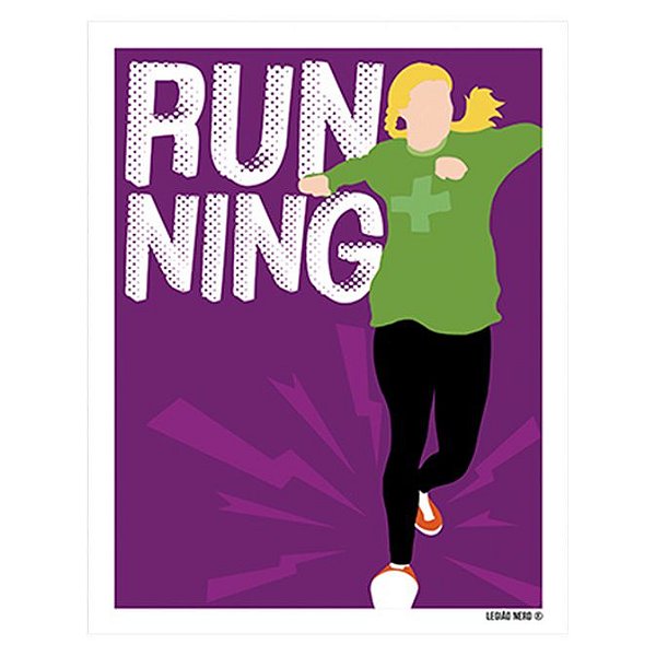 Placa Decorativa Running