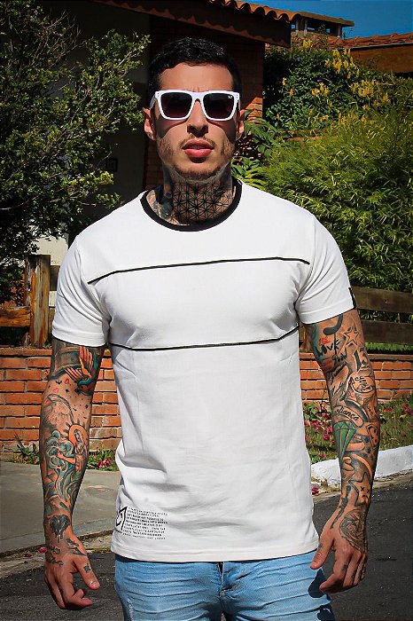 Camiseta vivo duplo - Branca