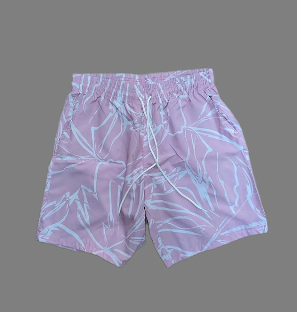 Short Tactel Floral Rosa