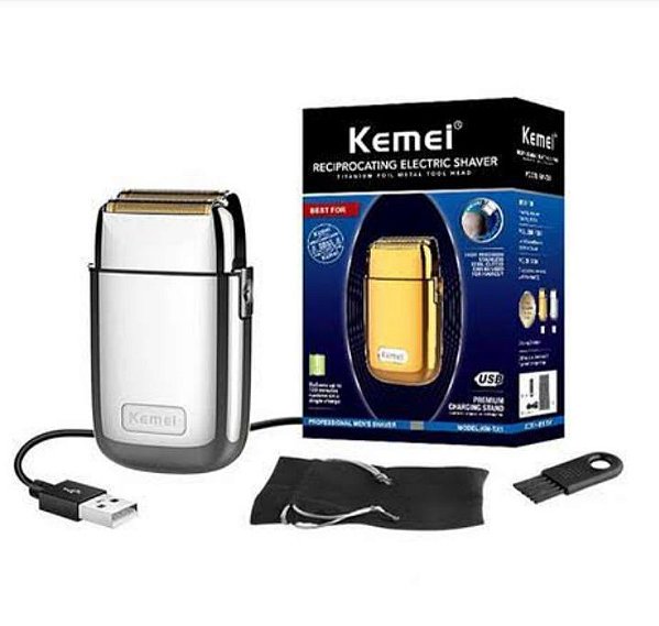 Shaver Kemei TX - 1 (Prata)