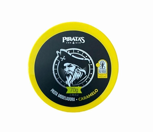 Pasta Modeladora Caramelo 70g - Pirata's For Men