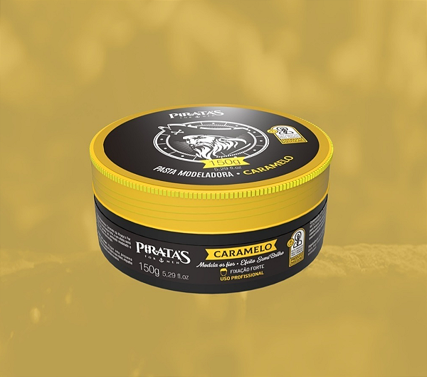 Pasta Modeladora Caramelo 150g - Pirata's For Men