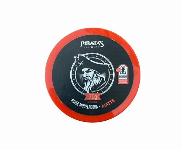 Pasta Modeladora Matte 70g - Pirata's For Men