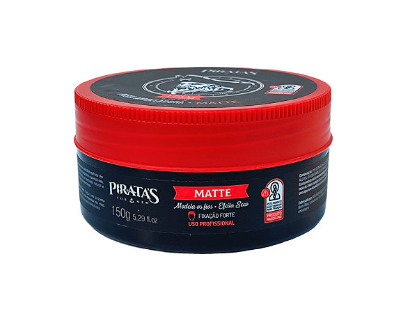 Pasta Modeladora Matte 150g - Pirata's For Men