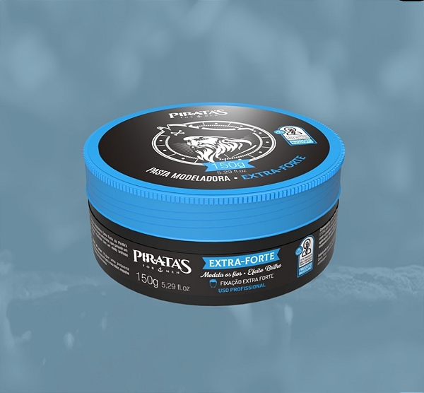 Pasta Modeladora Incolor Extra Forte 150g - Pirata's For Men