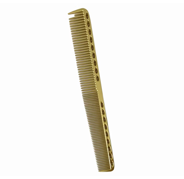 Pente de Metal Dourado 21,5cm
