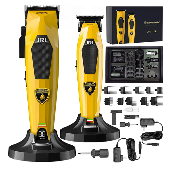 Combo JRL Corte + Acabamento Lamborghini Diamante Amarelo Bivolt