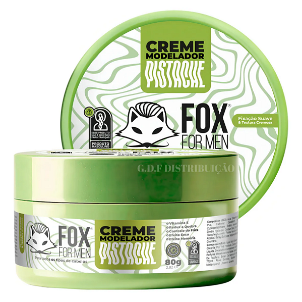 Creme Modelador Pistache 80g Fox For Men
